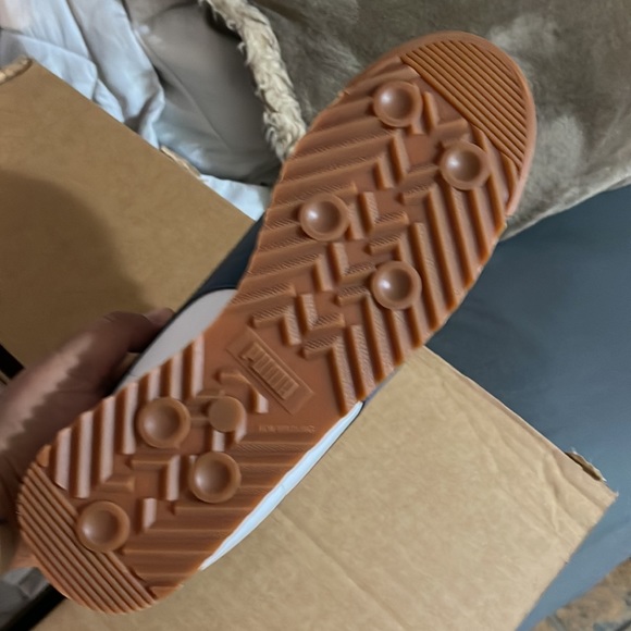 Roma Basic + puma white-evening sky-gum puma blanc-evening sky-gum. - Picture 4 of 4